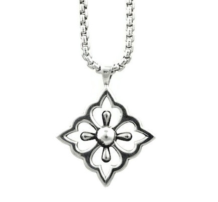 Spica Jewelry Double Flower of Life 925 Sterling Silver Pendant 1,3 
